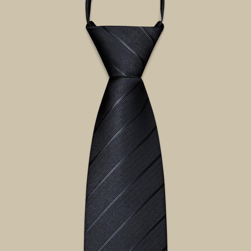 Bow Tie Pre Tied - Pre Tied Striped Neckties Adjustable Zipper