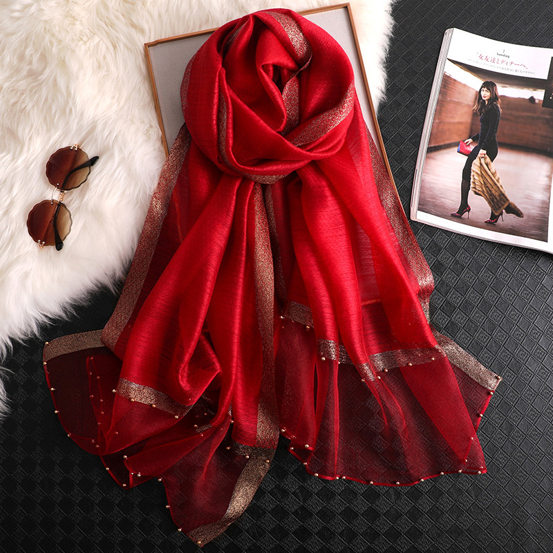 2024 Luxury 100% Silk Shawl Sc - Scarf Silk Square recension och pris