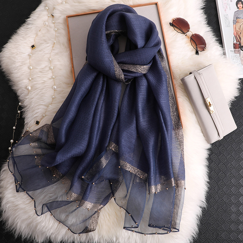 2024 Luxury 100% Silk Shawl Sc - Scarf Silk Square recension och pris