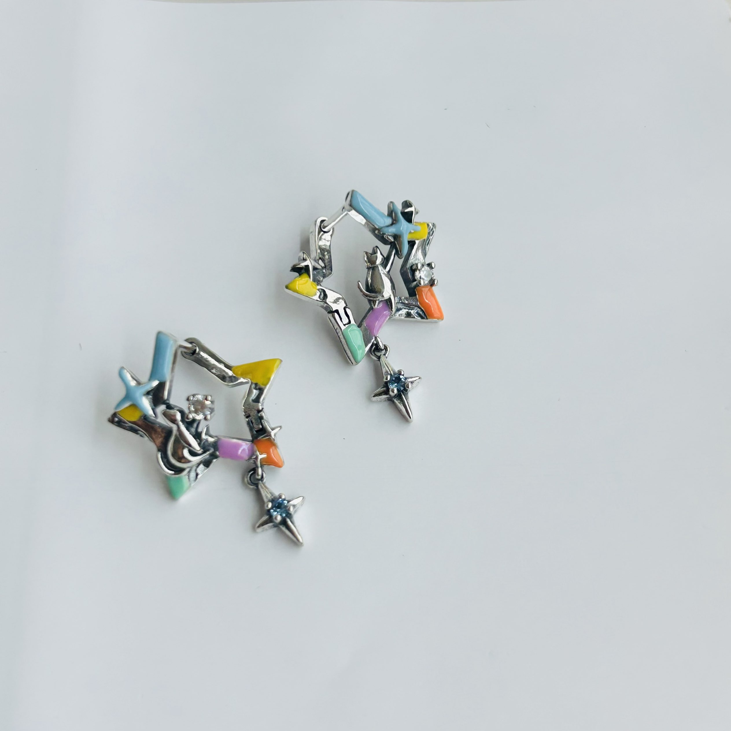 925 Silver Bow Flower Love Zir - Tie Clip Silver recension och pris