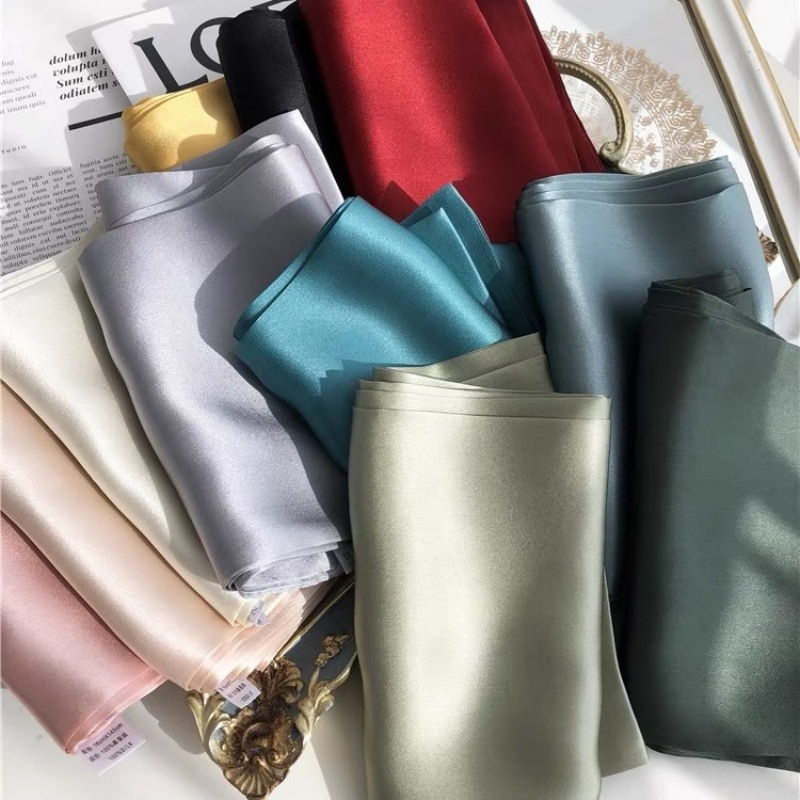 Fashion 100% Real Silk Scarf W - Scarf Silk Square recension och pris