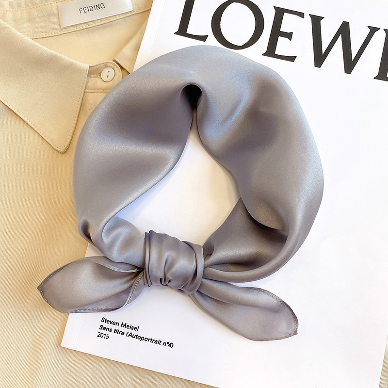 Fashion 100% Real Silk Scarf W - Scarf Silk Square recension och pris